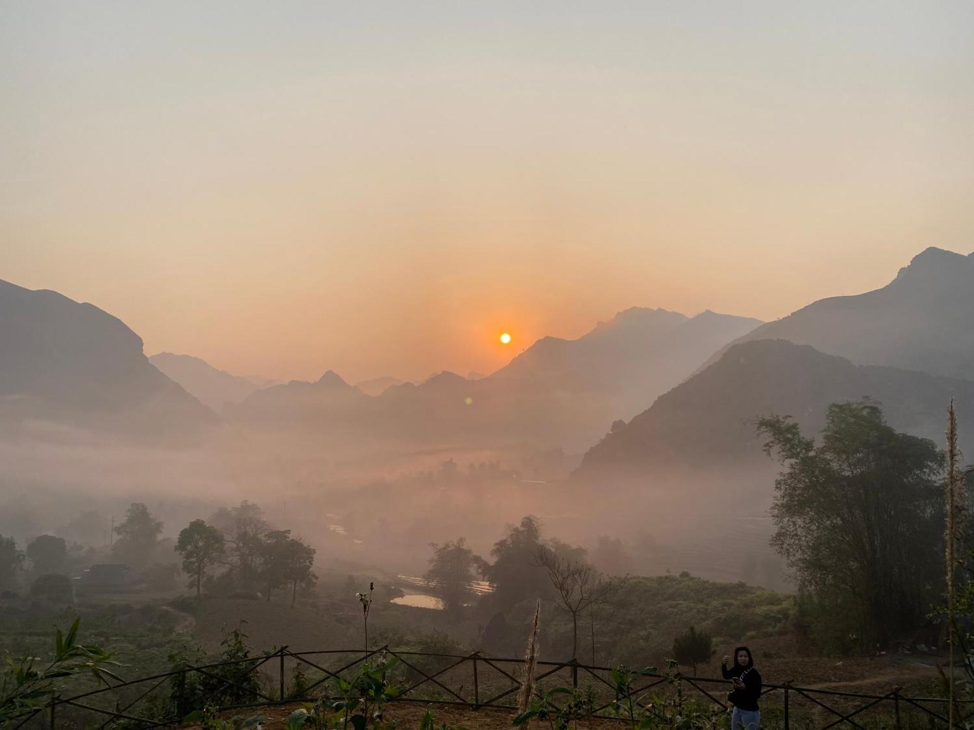 Apartmán Du Gia Panorama Ecologde Làng Cac Exteriér fotografie